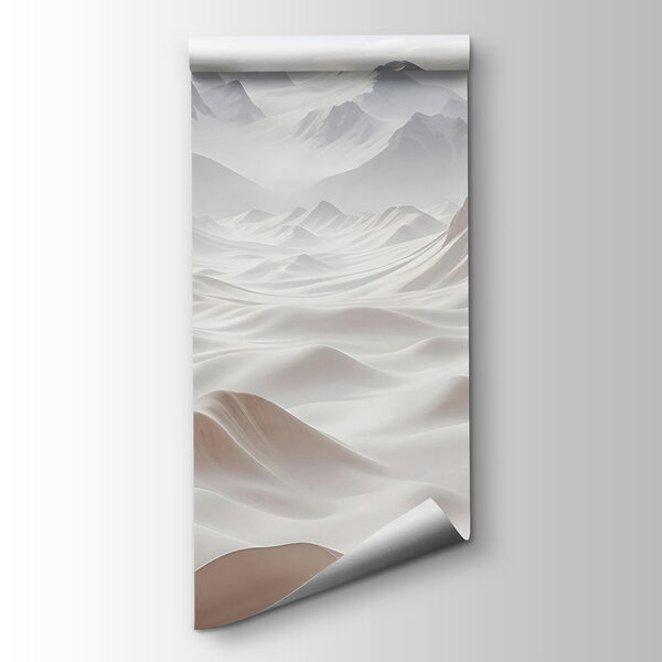 Snowy mountains with clouds Snowy mountains with clouds