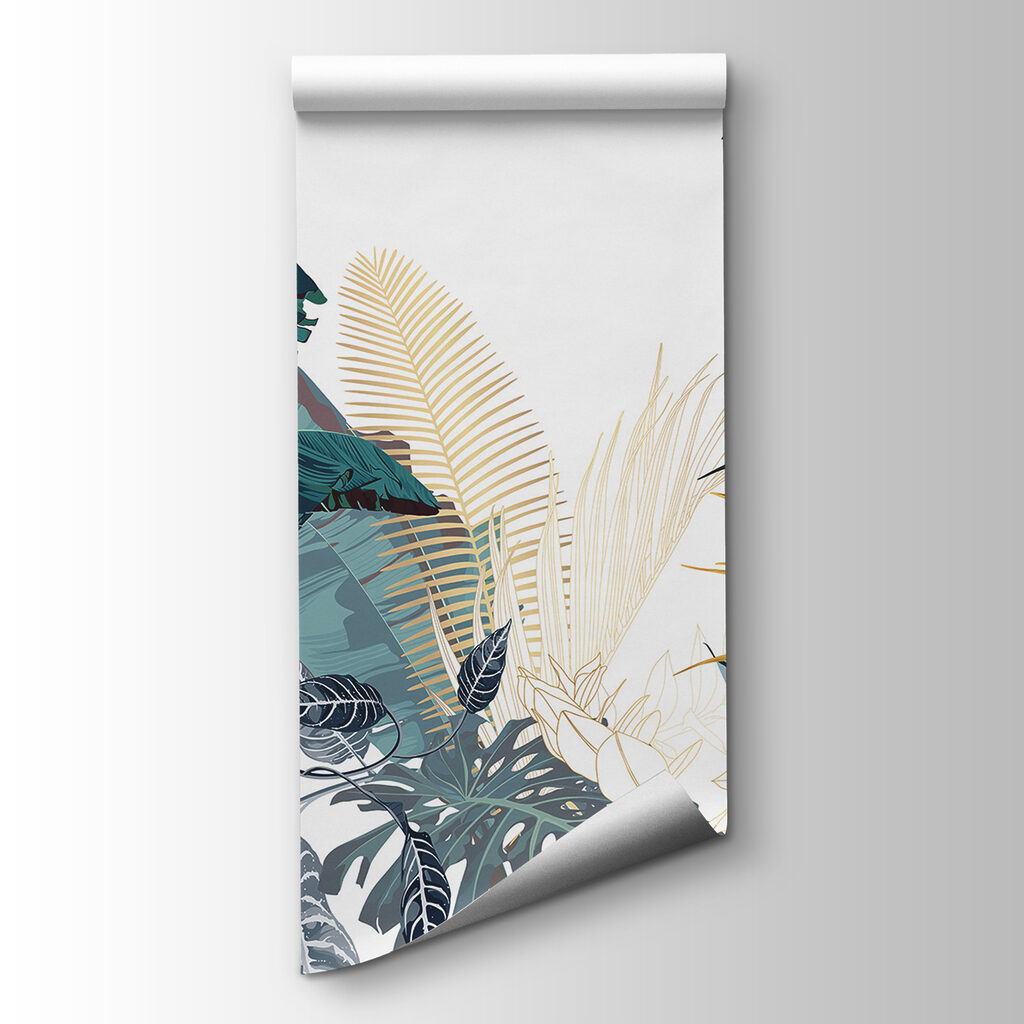 Group of tropical plants