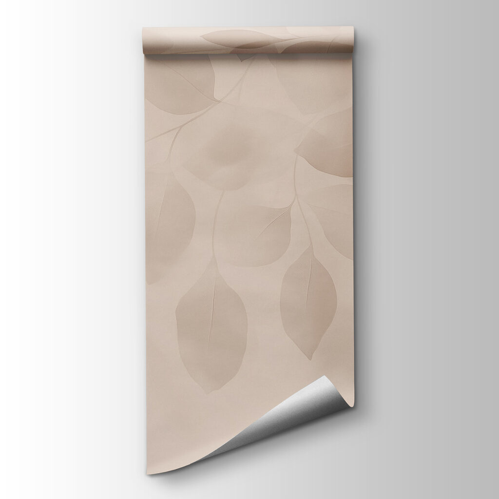 Gentle leaves in soft hues