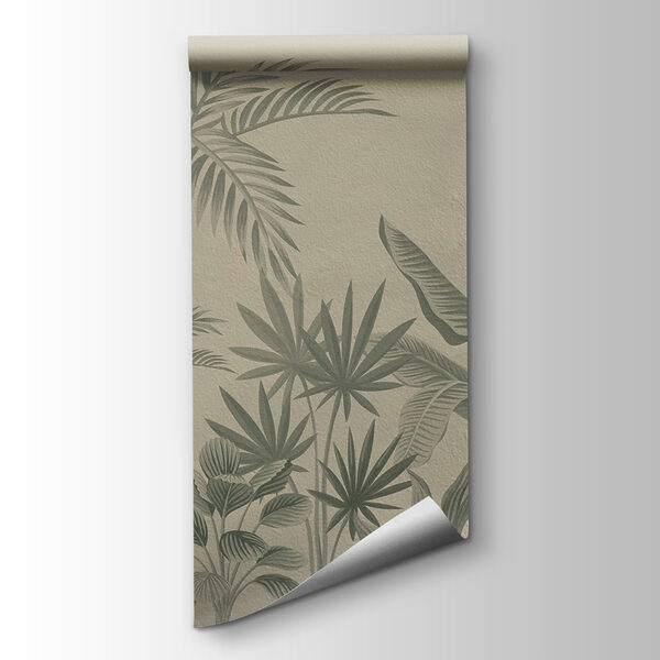 Wallpaper with plants on it