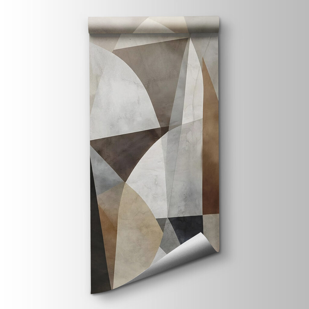 Wall with different colors and shapes