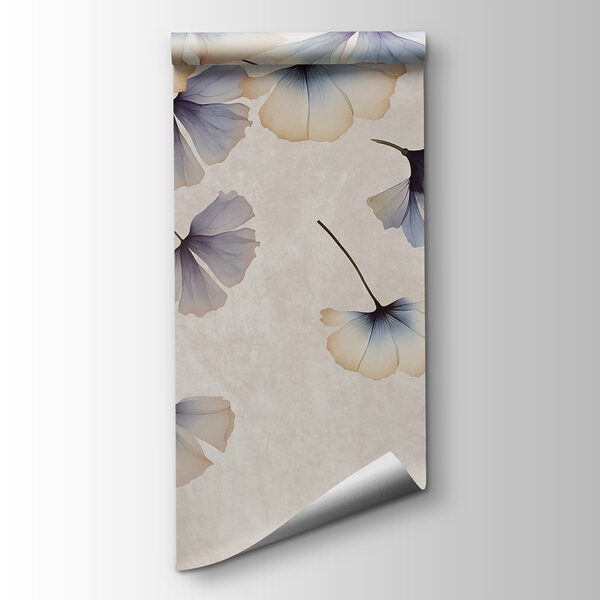 Falling petals in soft hues Falling petals in soft hues