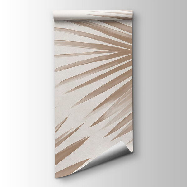 Elegant palm leaves on a soft background