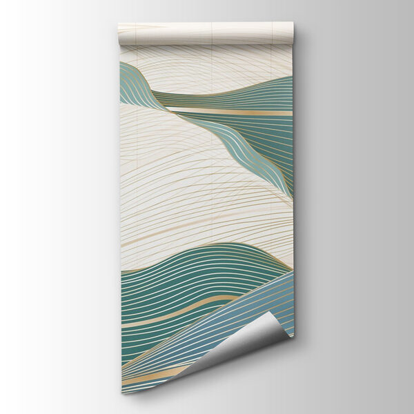 Flowing Lines in Soft Colors