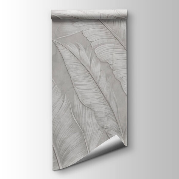 White wallpaper with feathers White wallpaper with feathers