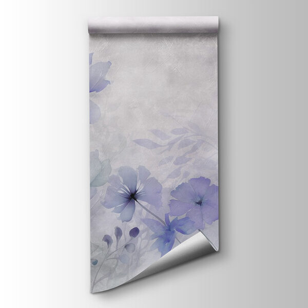 Painting of flowers on a white background