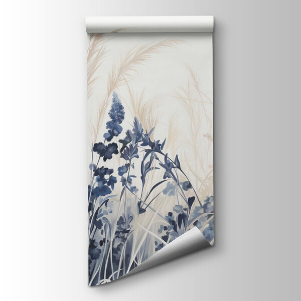 Painting of flowers and grass