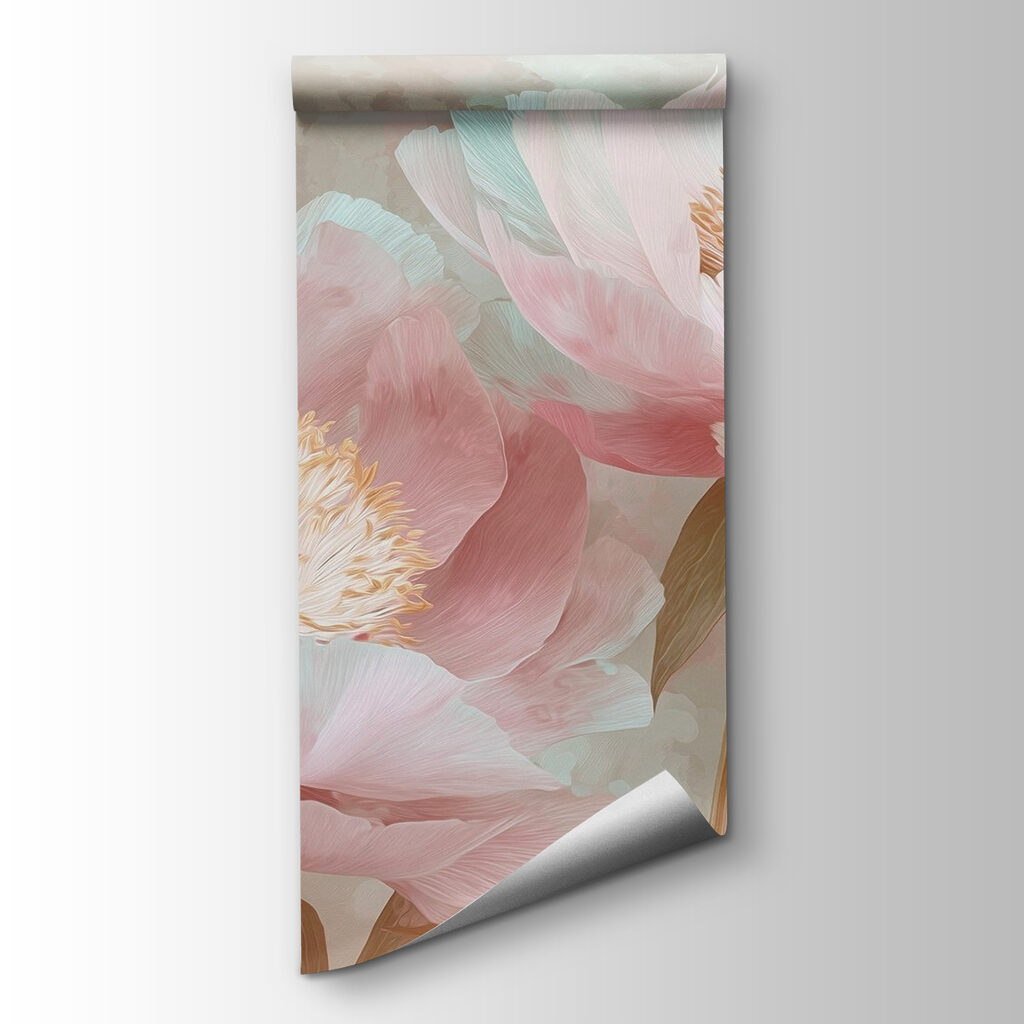 Delicate blooms in soft pastel hues