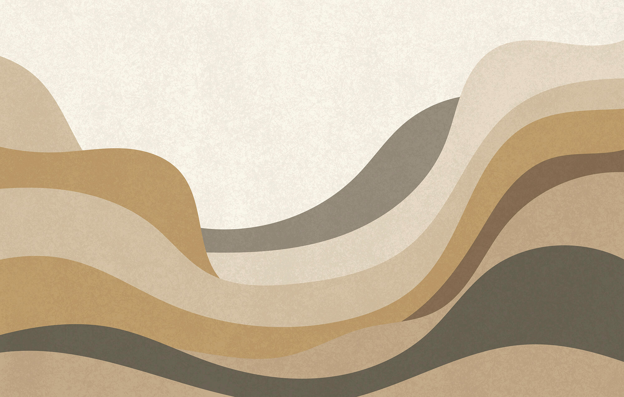 Brown and grey wavy lines
