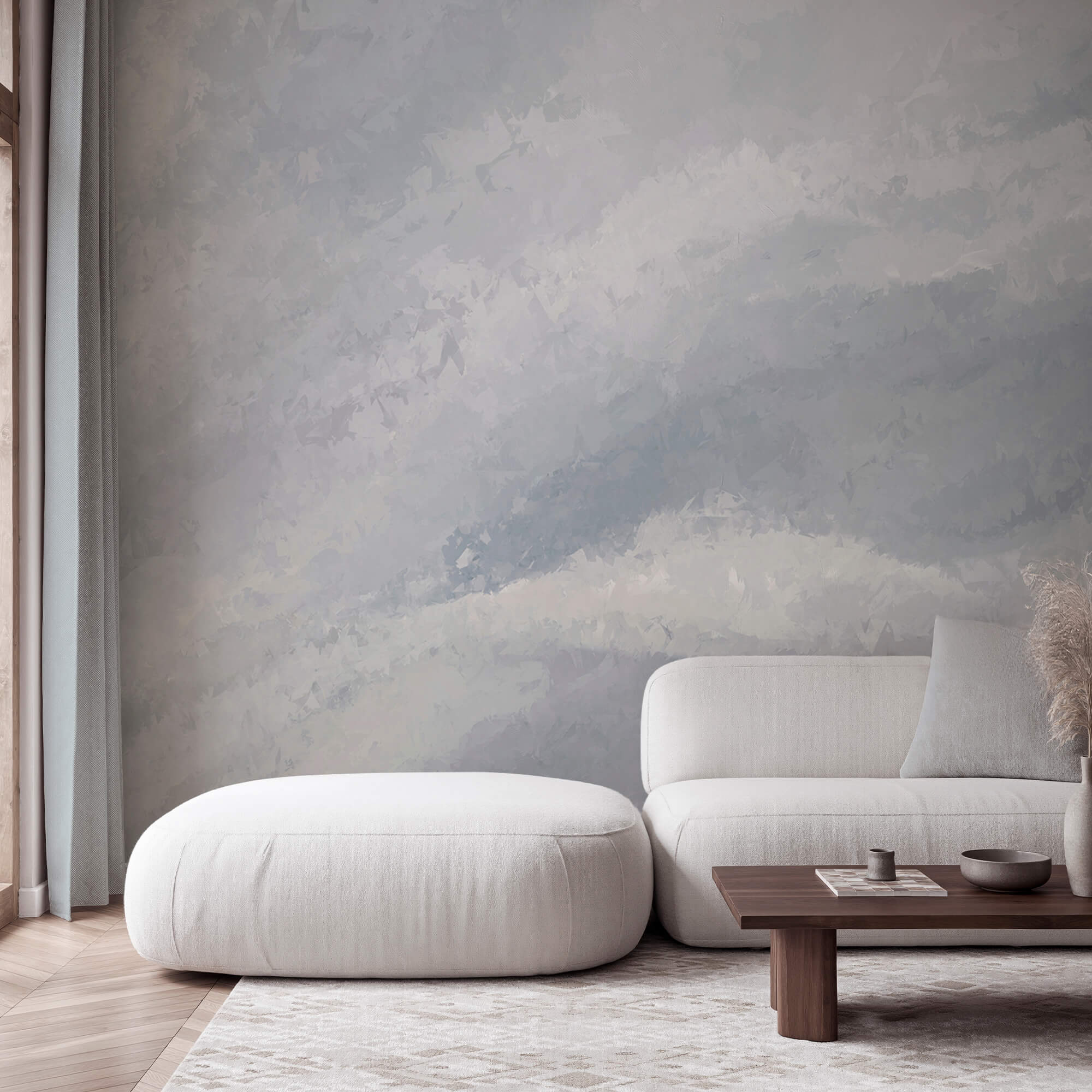 Gentle waves of soft color