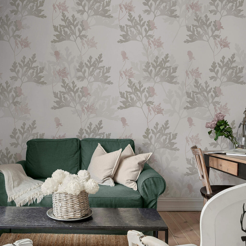 Pattern of leaves and flowers Pattern of leaves and flowers