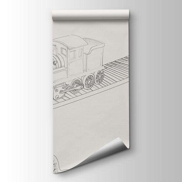Drawing of a train