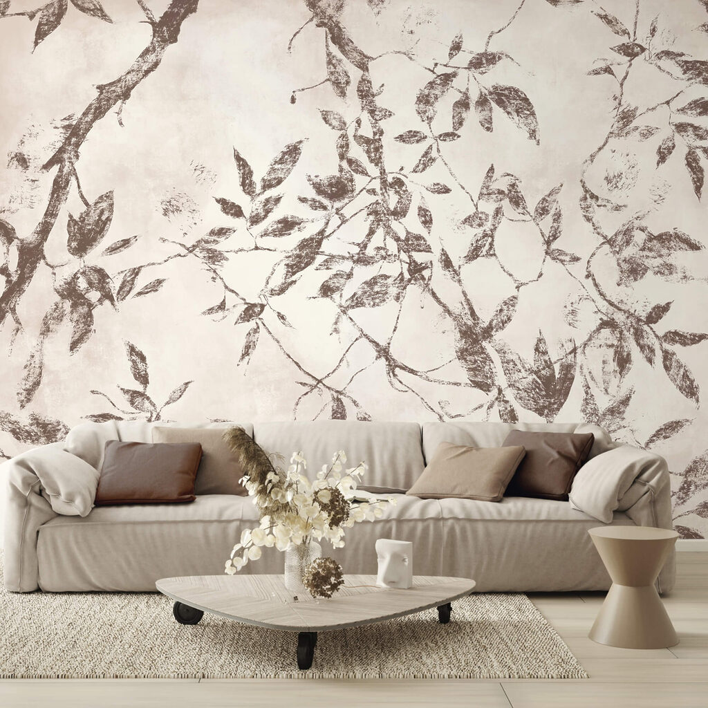 - Delicate leaves on a soft backdrop