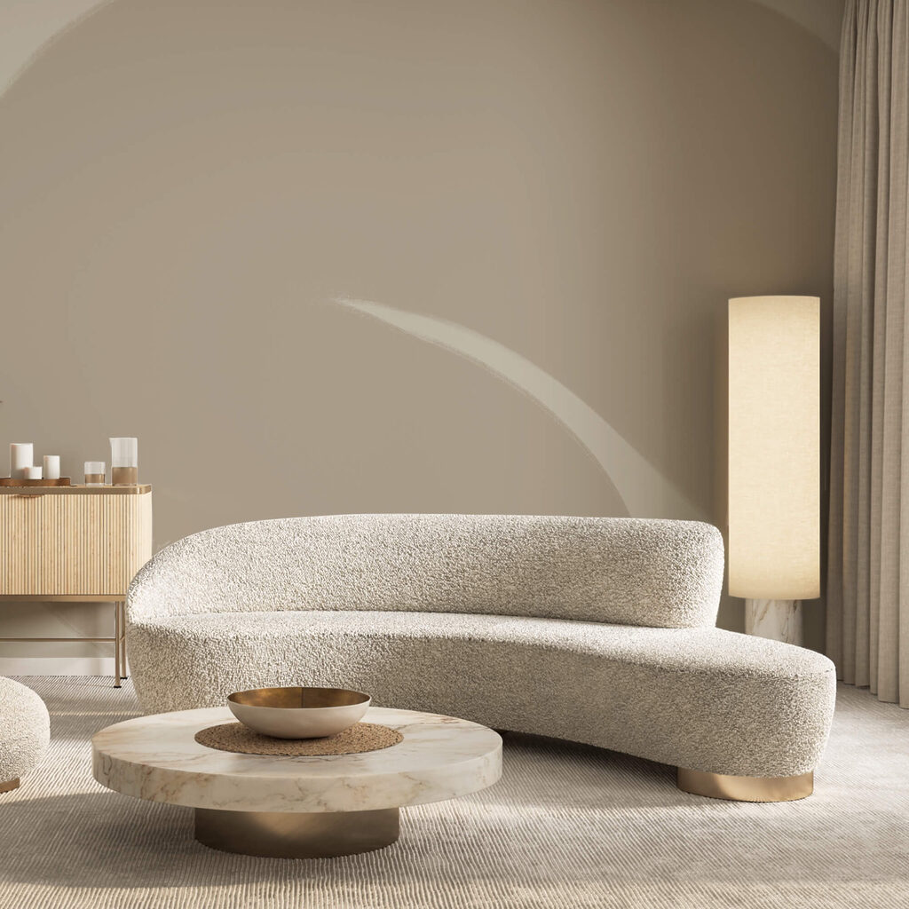 White and grey background