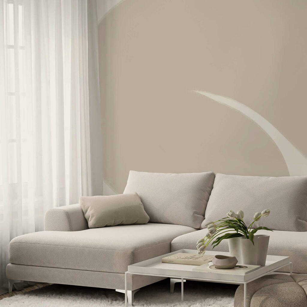 White and grey background