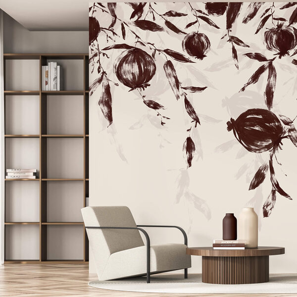 Painting of fruit on a branch