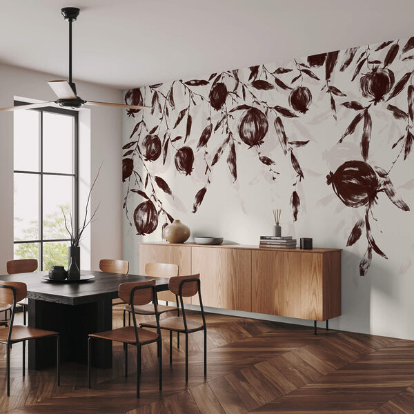 Painting of fruit on a branch