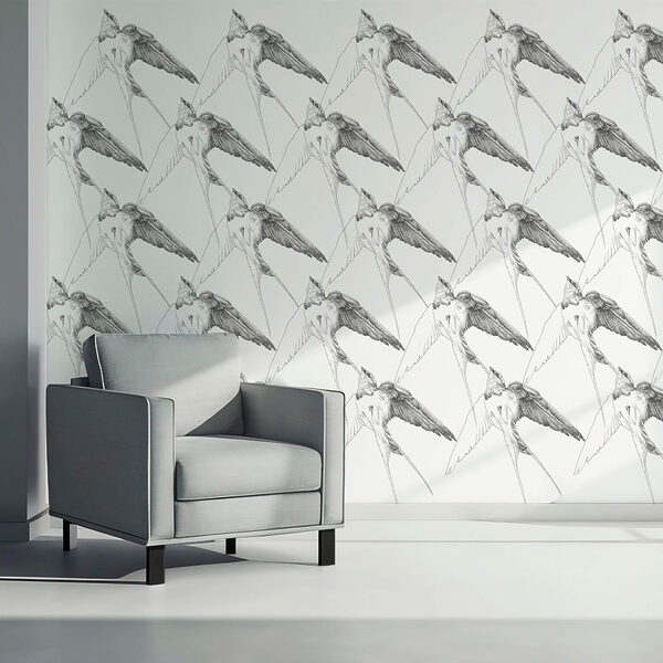 Group of birds with wings Group of birds with wings