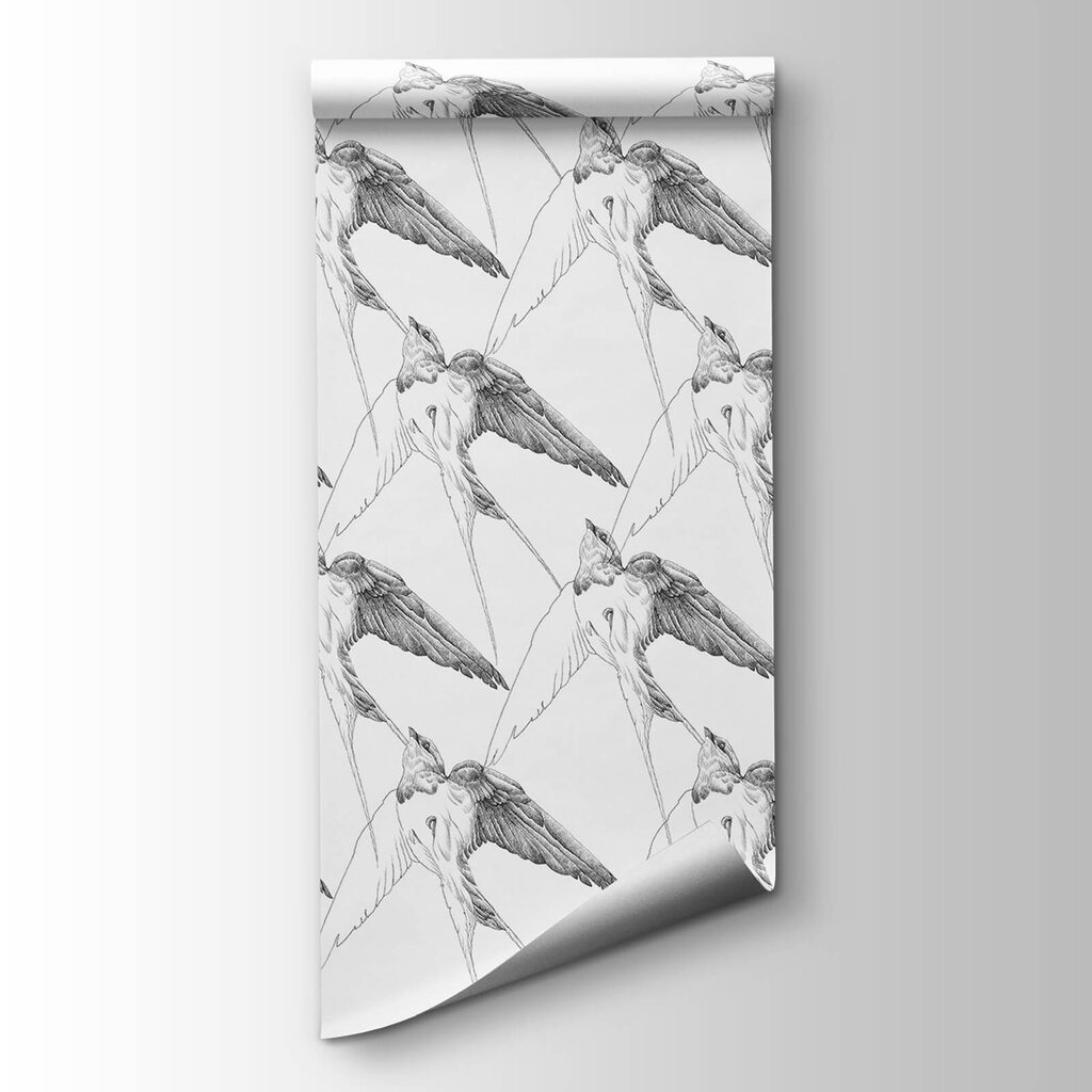 Group of birds with wings Group of birds with wings