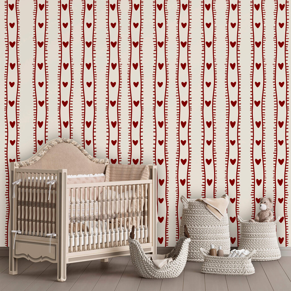 Red and white pattern Red and white pattern