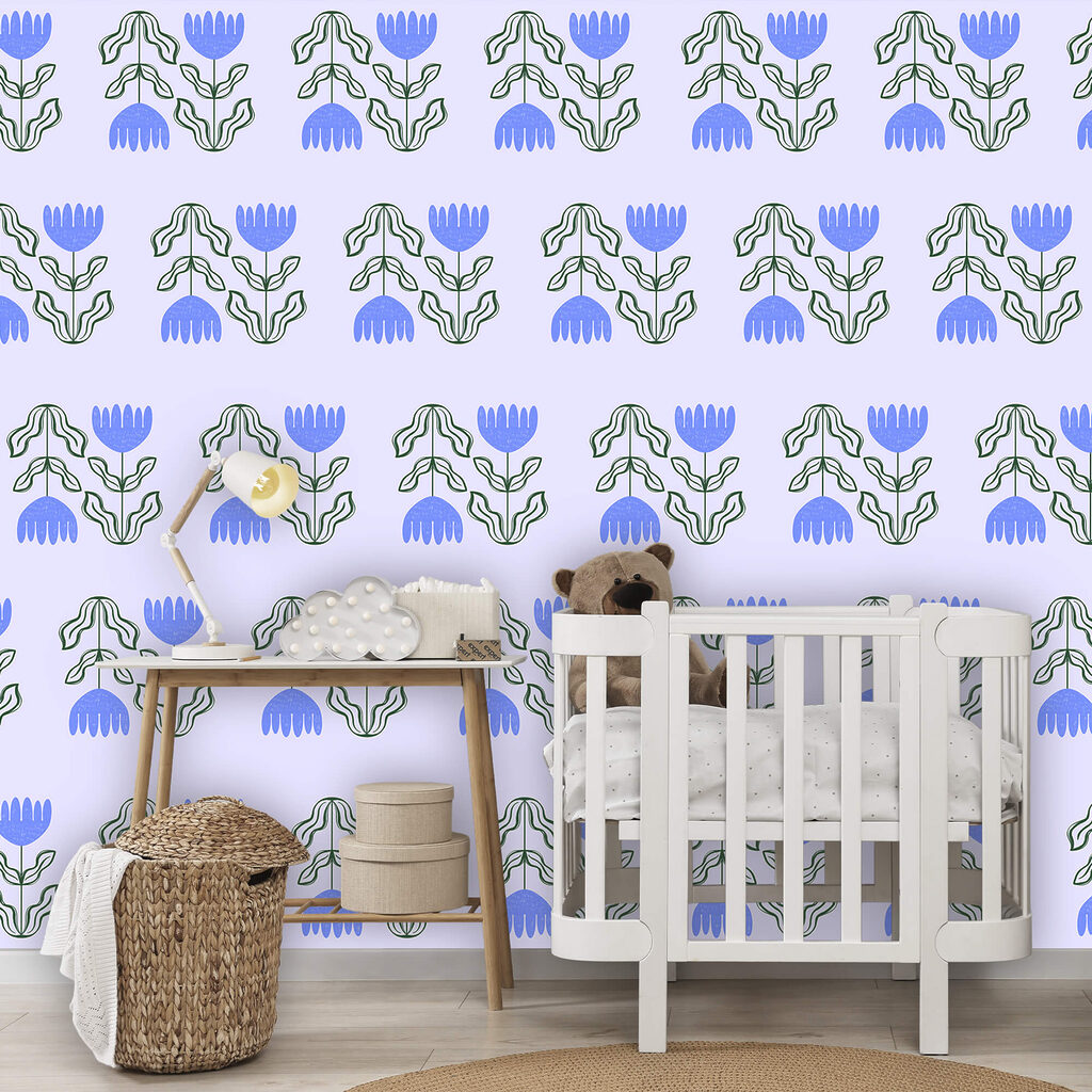 Pattern of flowers and leaves Pattern of flowers and leaves