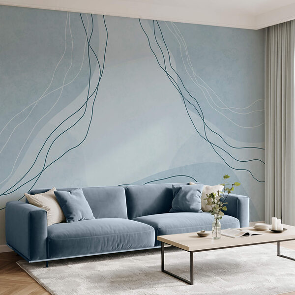 Blue and white background with lines Blue and white background with lines