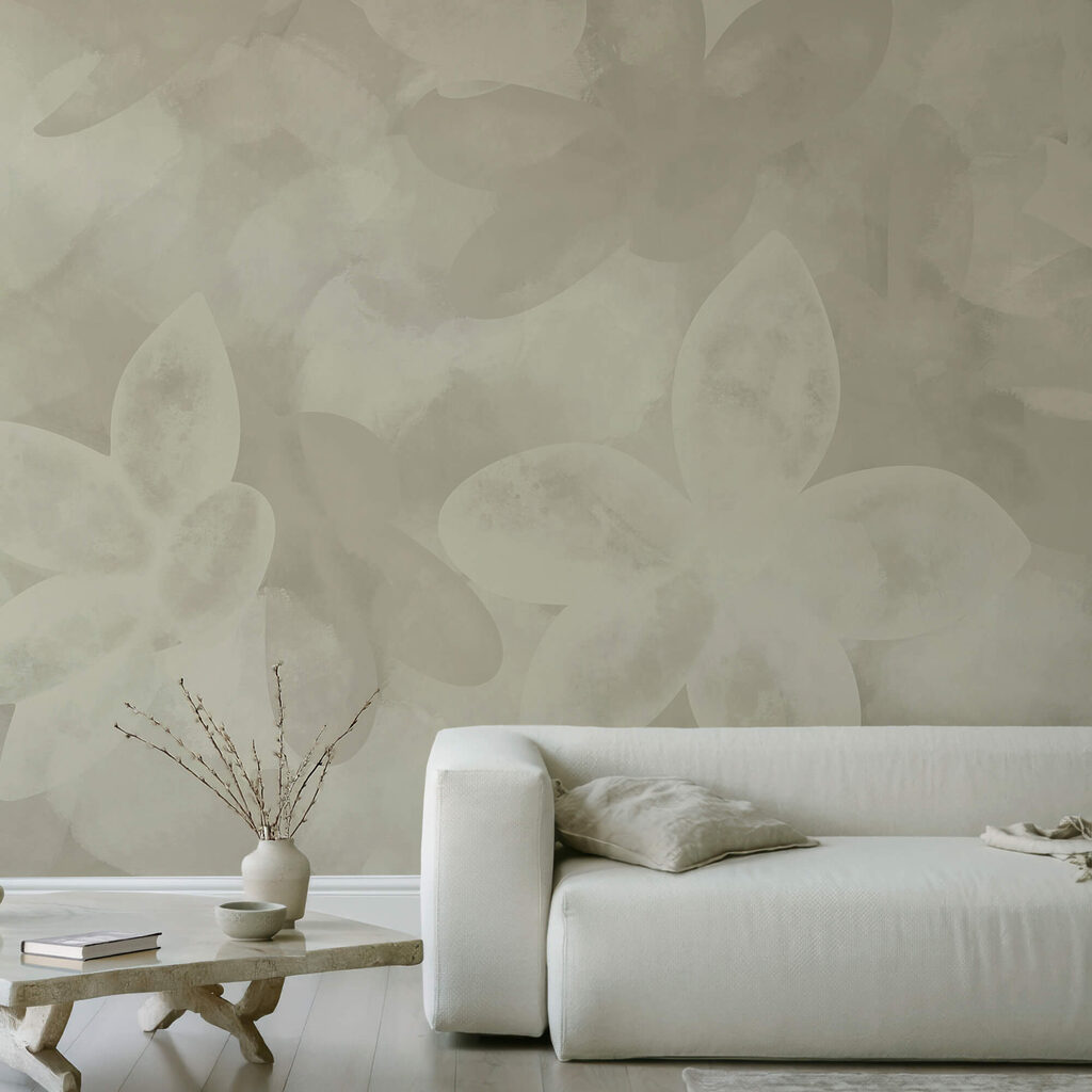 White flower pattern White flower pattern