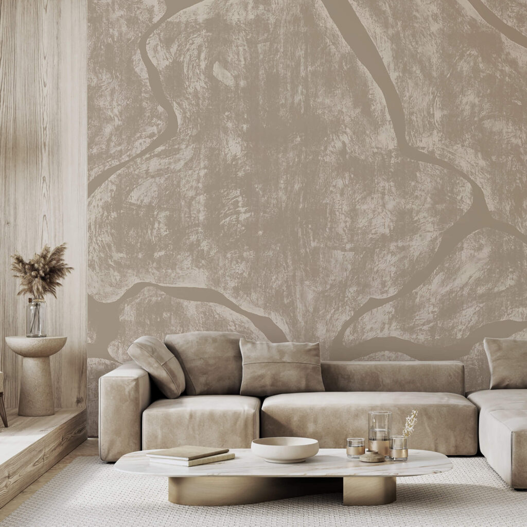 Organic pattern in muted tones Organic pattern in muted tones