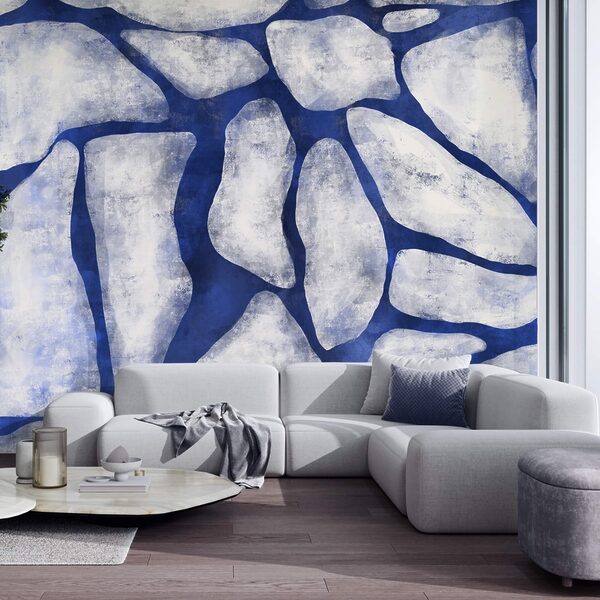 Blue and white pattern Blue and white pattern