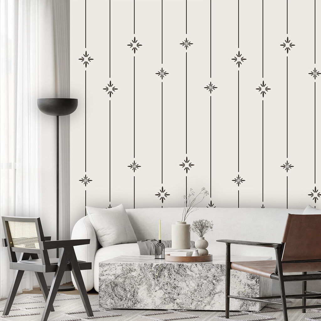 Pattern of stars and lines