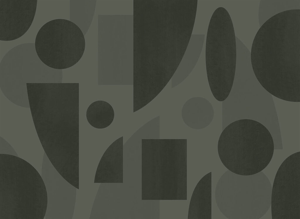 Grey and black geometric shapes