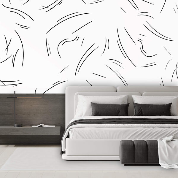 Black lines on a white background