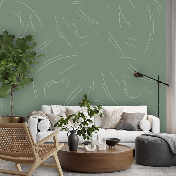 Wall mural Wall mural Grey background with white lines (SKU: t00665v1)
