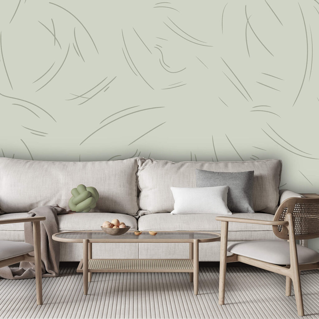 Soft lines create gentle movement