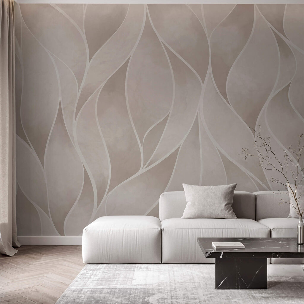 Pattern of wavy lines