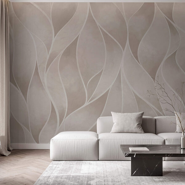 Wall mural Wall mural Pattern of wavy lines (SKU: t00678v1)