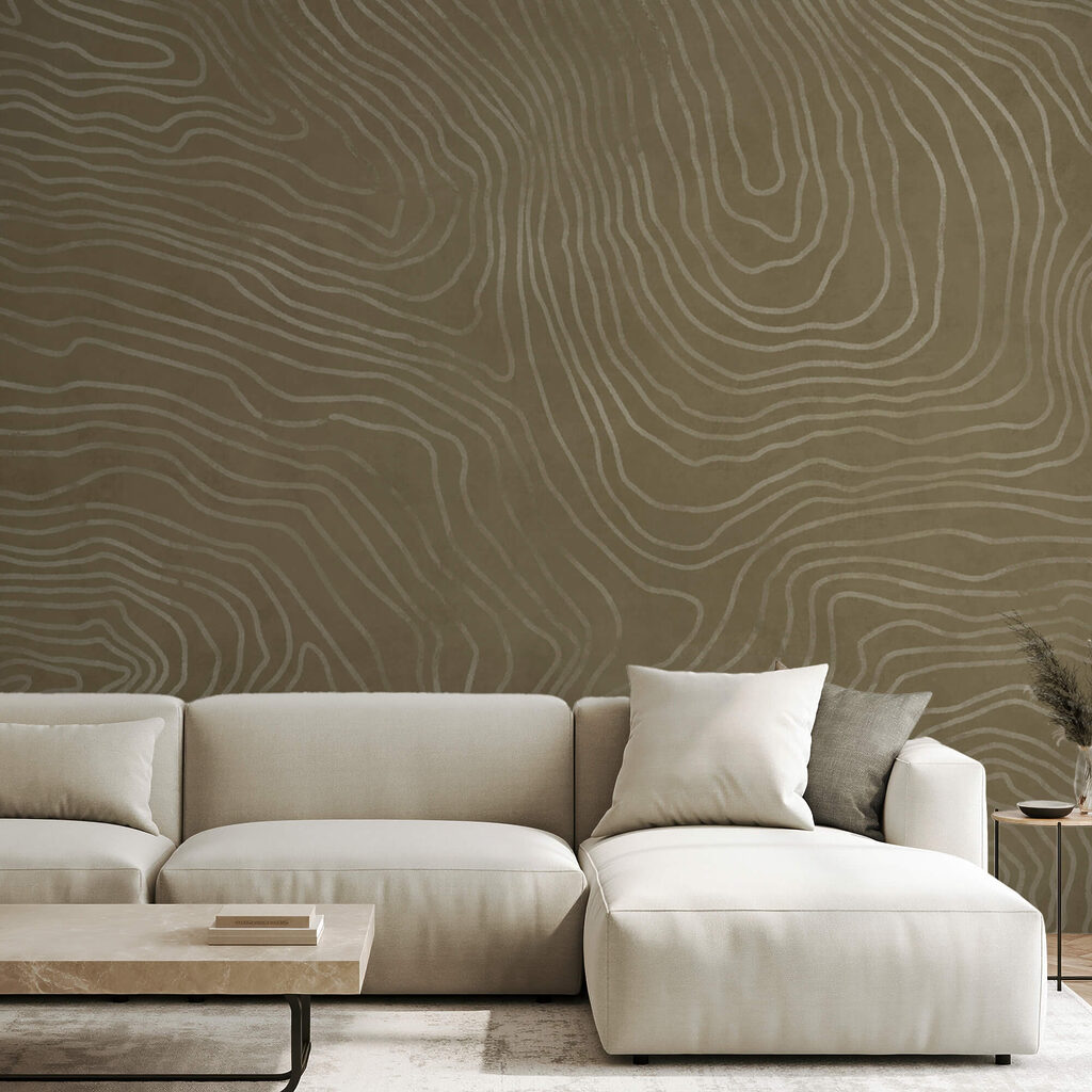 Brown surface with white lines