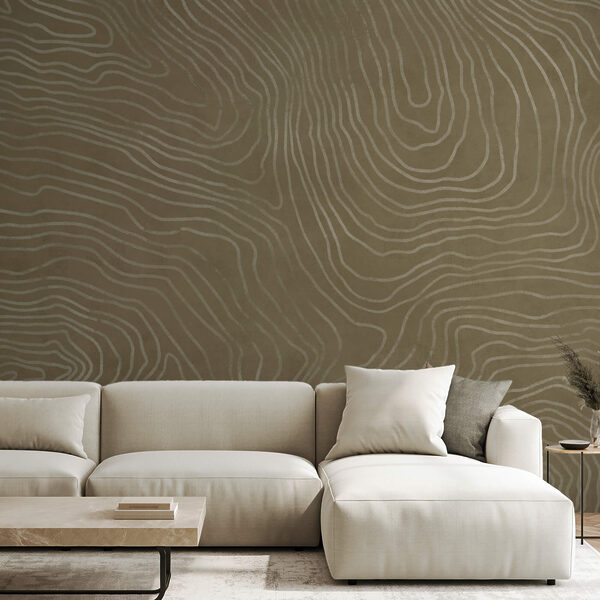Wall mural Wall mural Brown surface with white lines (SKU: t00679)