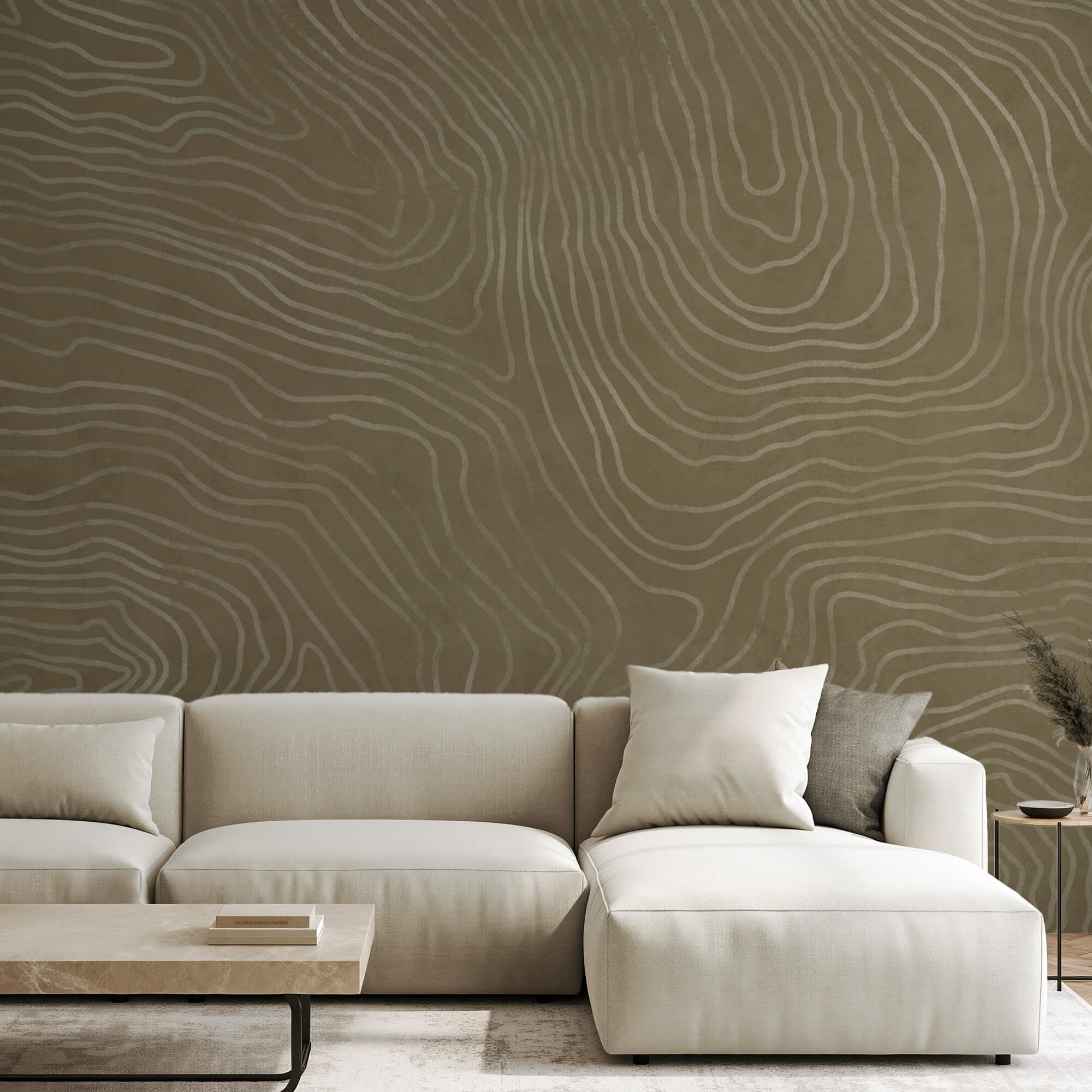 Brown surface with white lines