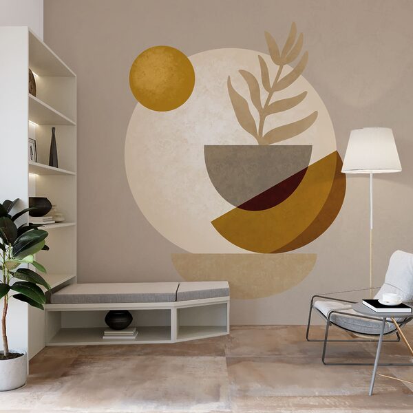 Plant in a bowl Wall mural Plant in a bowl