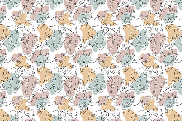 Pattern of colorful shapes