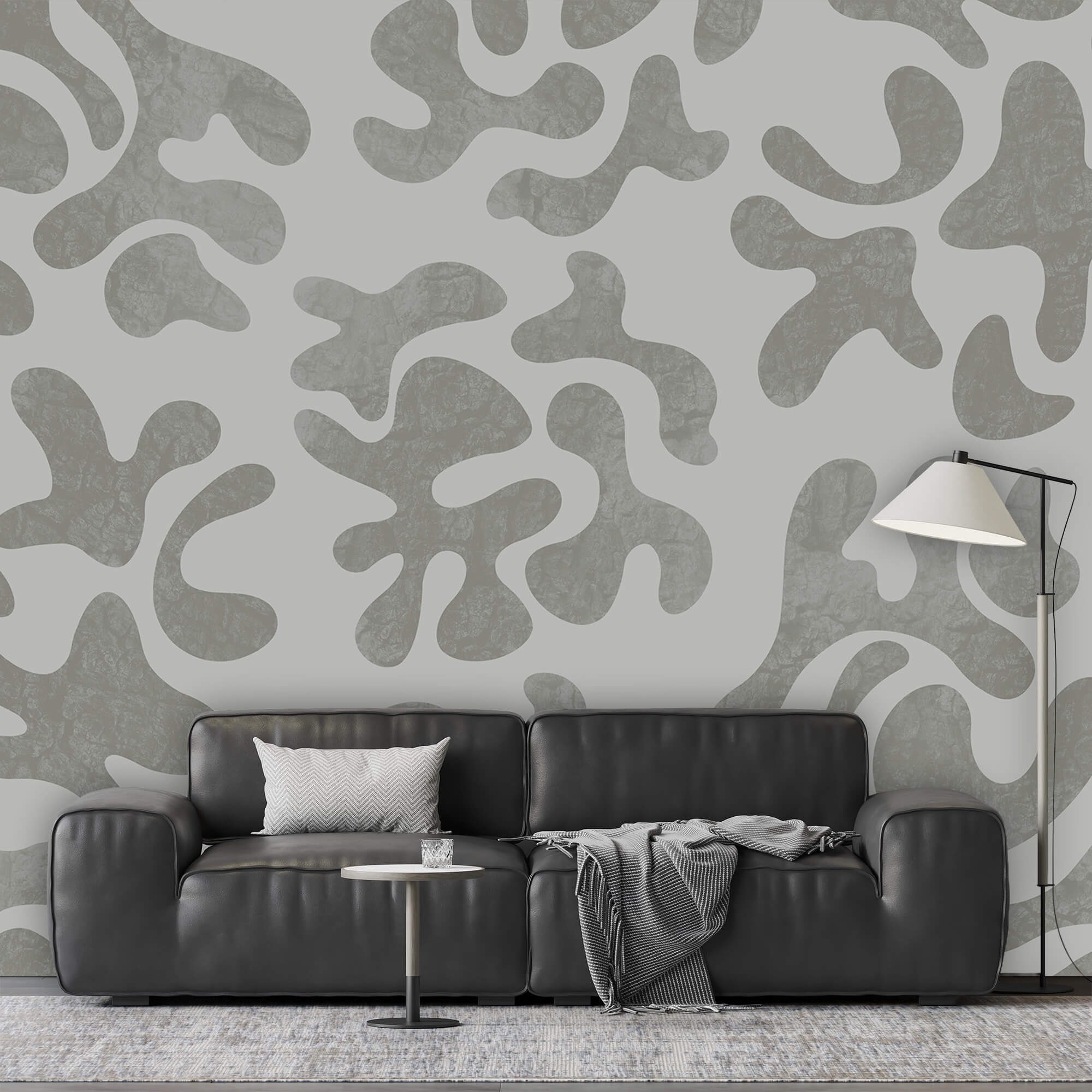 Grey and white pattern
