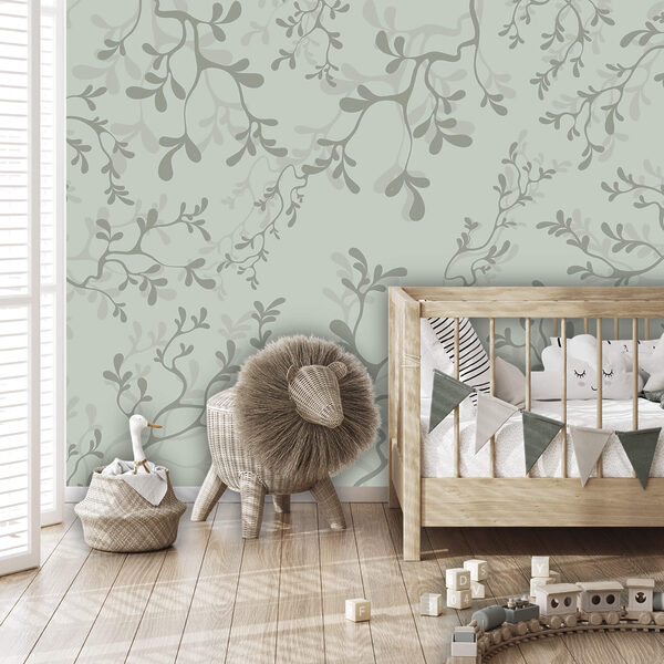 Pattern of branches and leaves