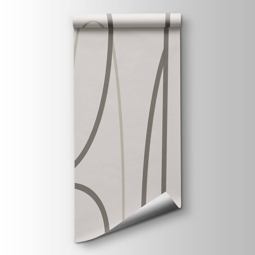 Abstract lines in soft tones