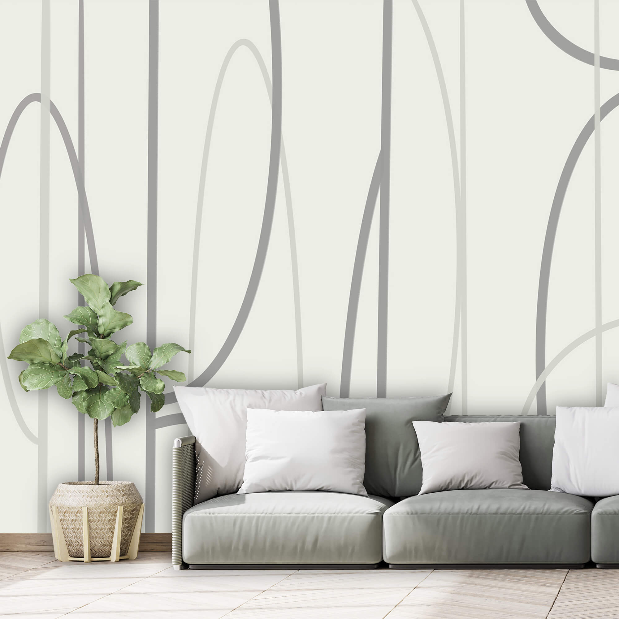 Grey and white pattern