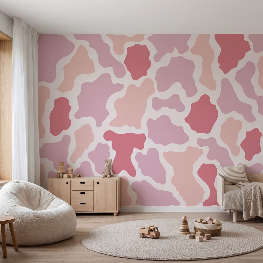 Pink and white pattern