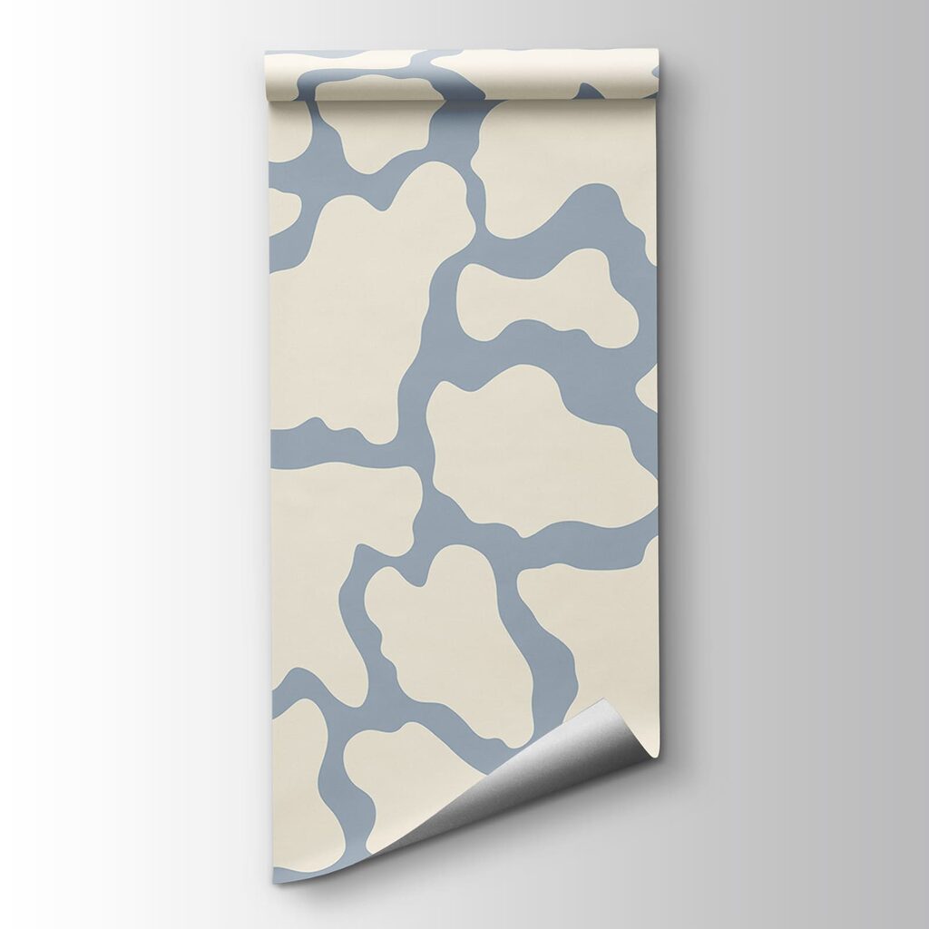 Blue and white pattern