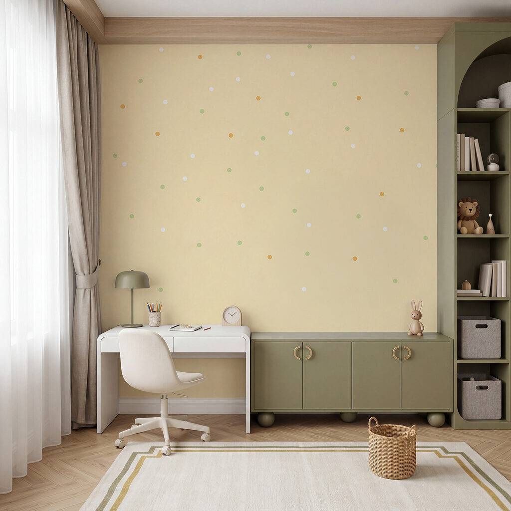 Yellow background with small dots Yellow background with small dots