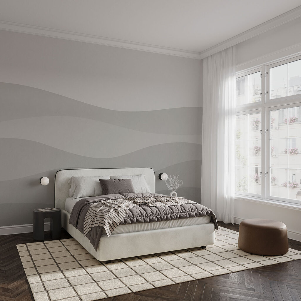 Grey and white background
