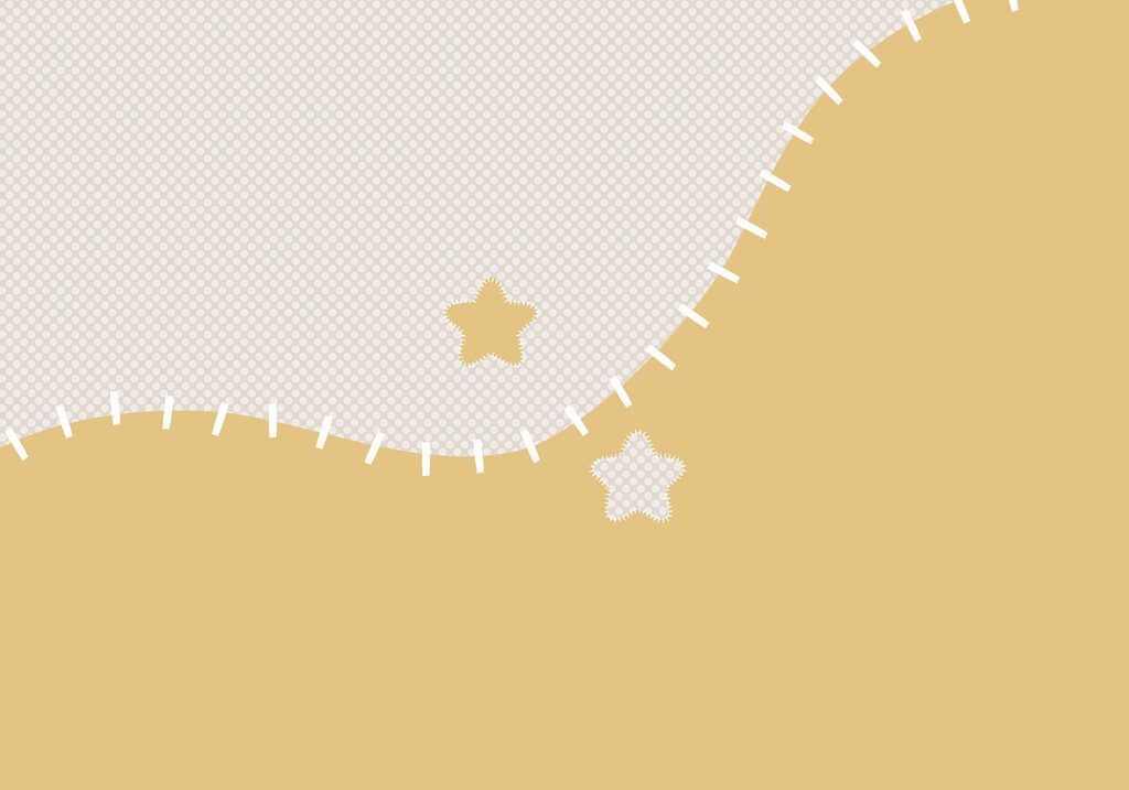 White and yellow fabric with stars White and yellow fabric with stars